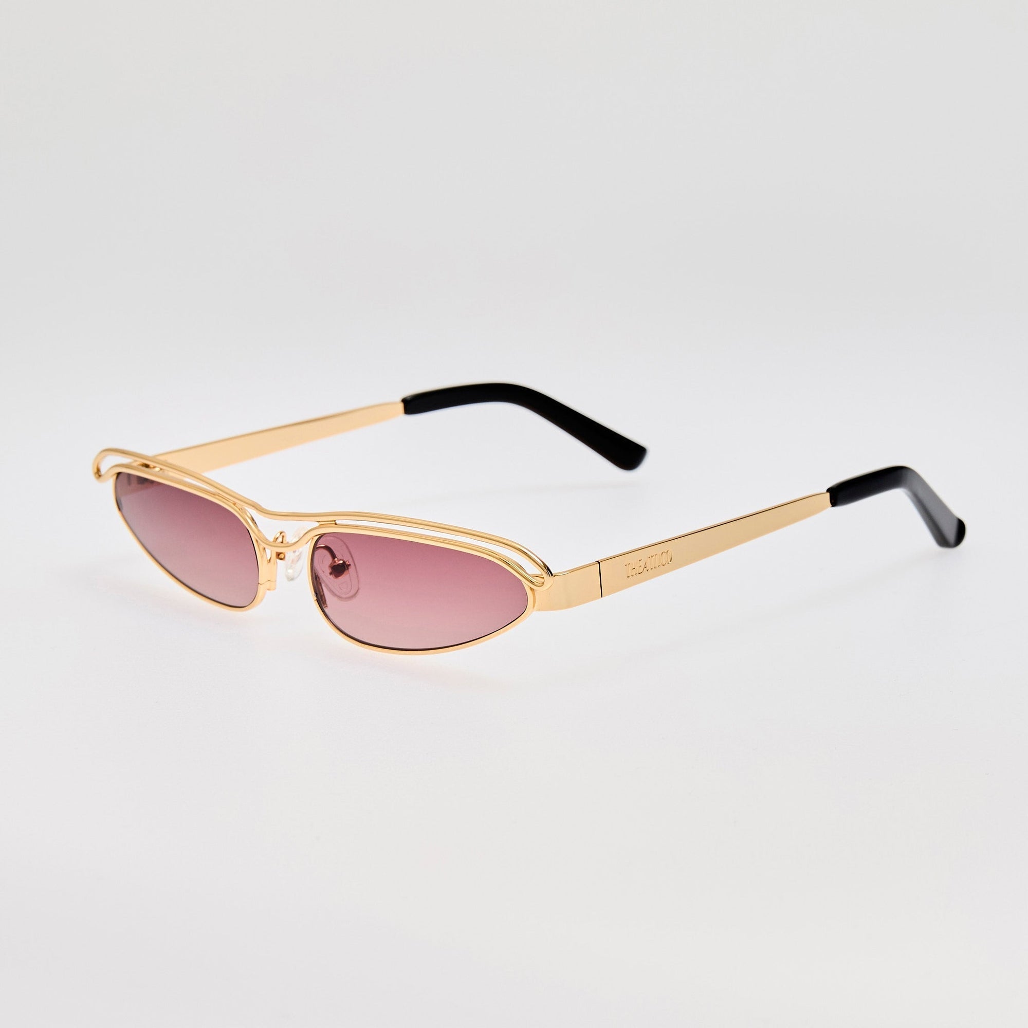 Norma Sunglasses in Gold and Purple