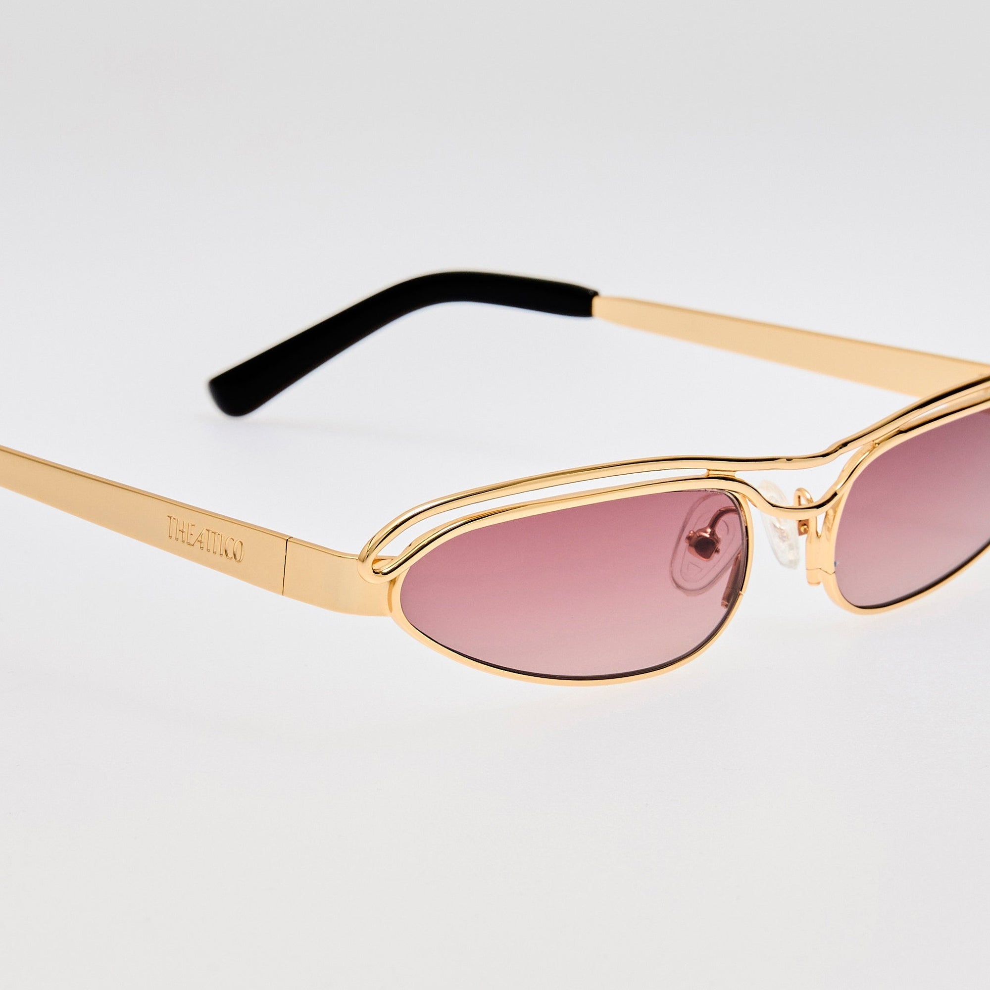 Norma Sunglasses in Gold and Purple
