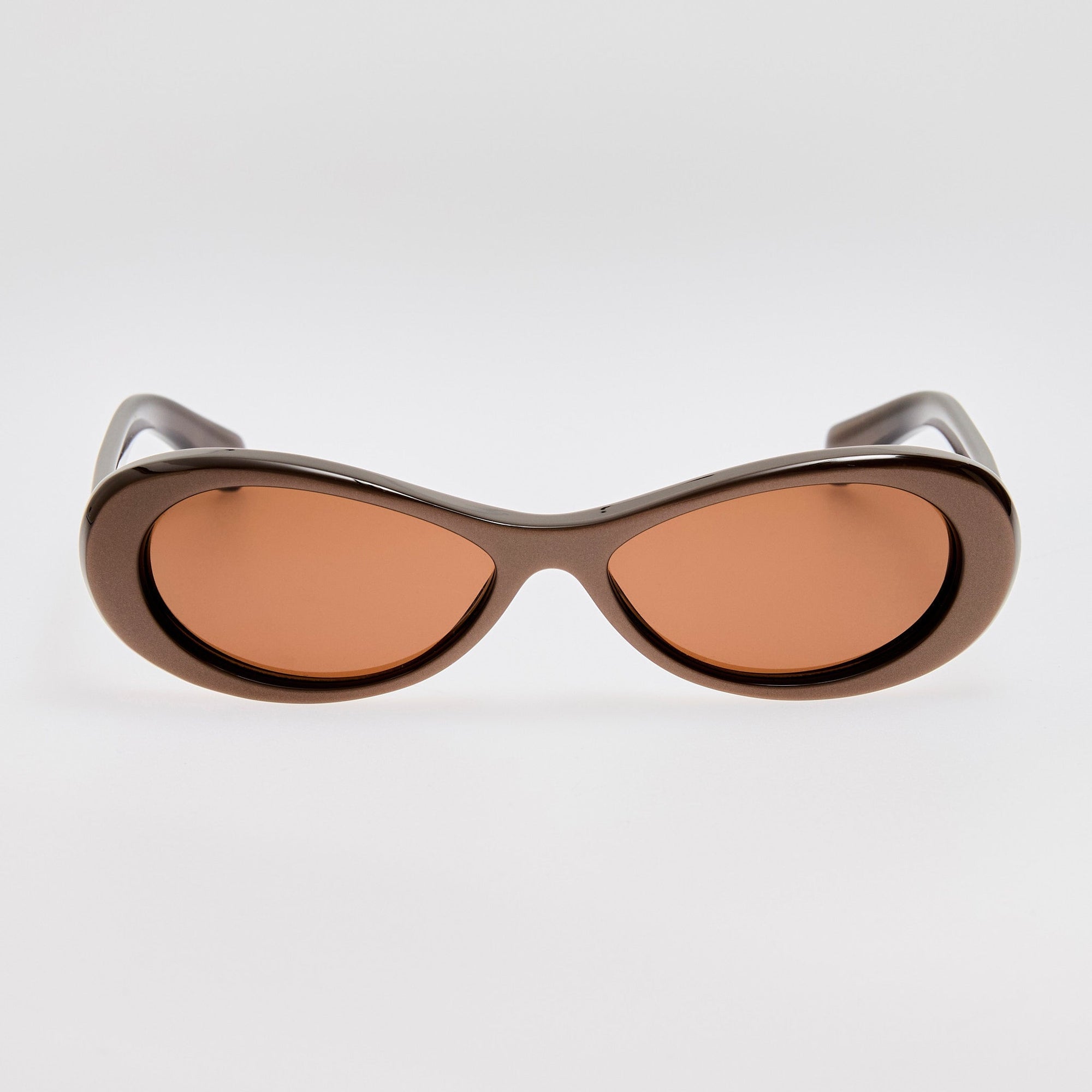 Nuvola Sunglasses in Metallic Brown