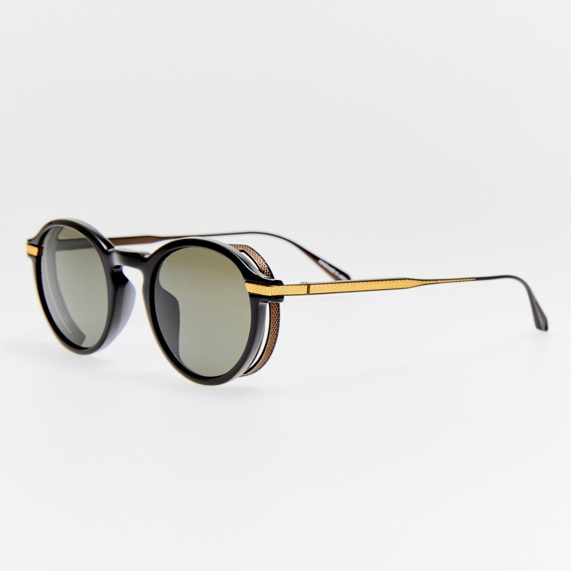 Orion Explorer Sunglasses in Matt Nickel and Black