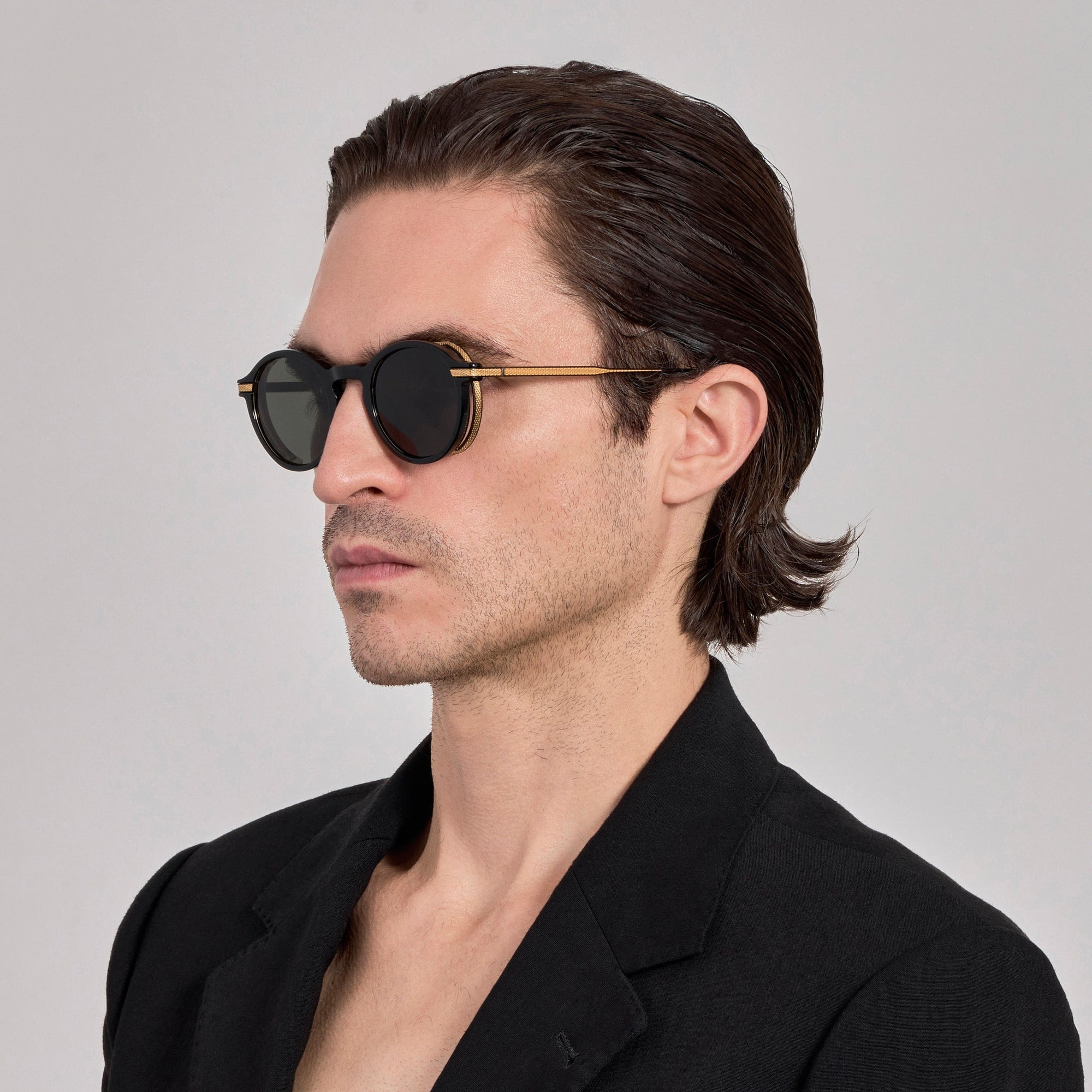Orion Explorer Sunglasses in Matt Nickel and Black