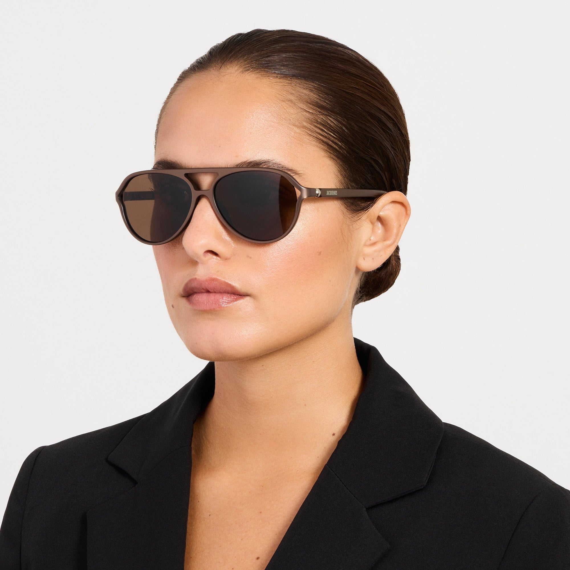 Pastro Sunglasses in Matt Metallic Brown