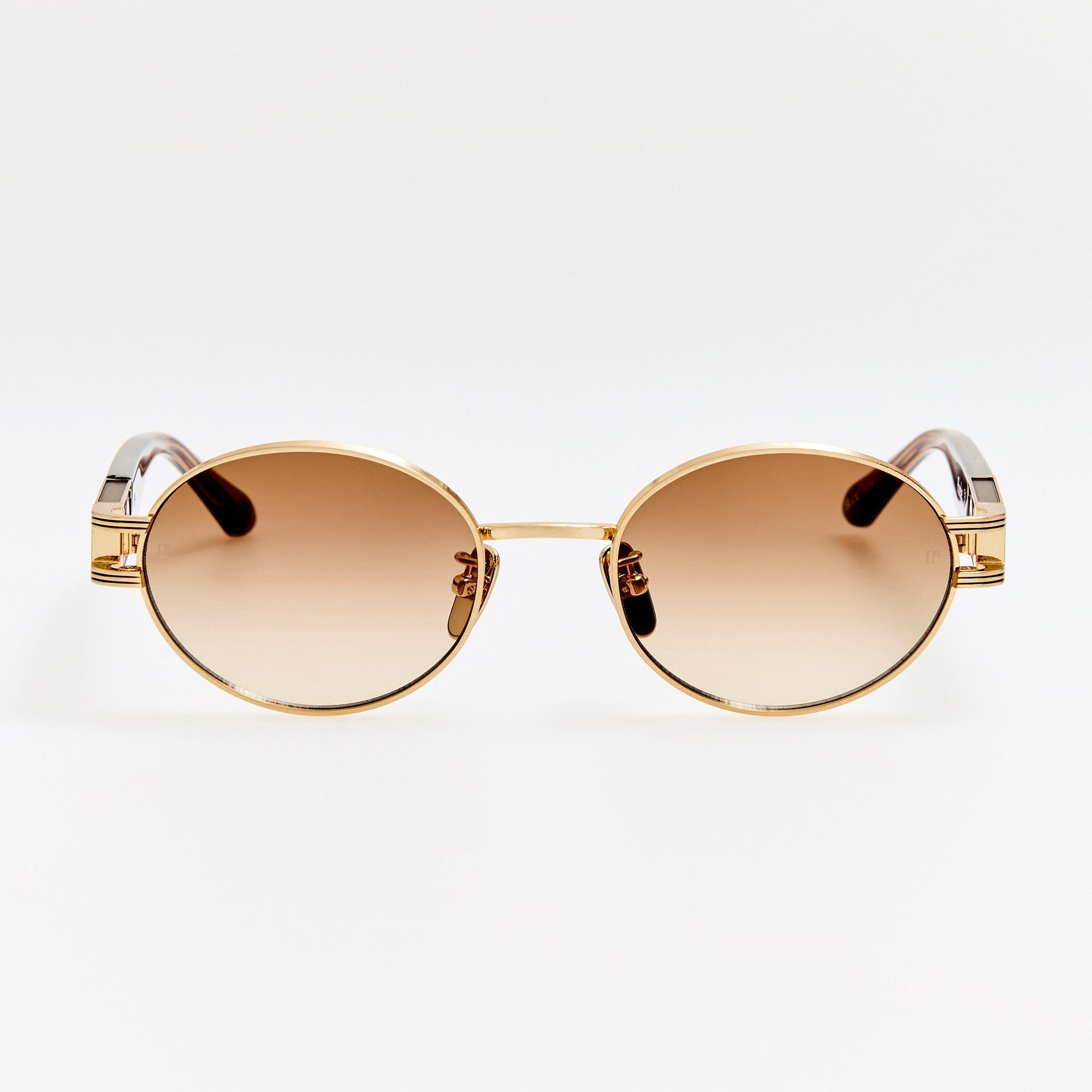 Phoebe Sunglasses in Matt Champagne and Mocha