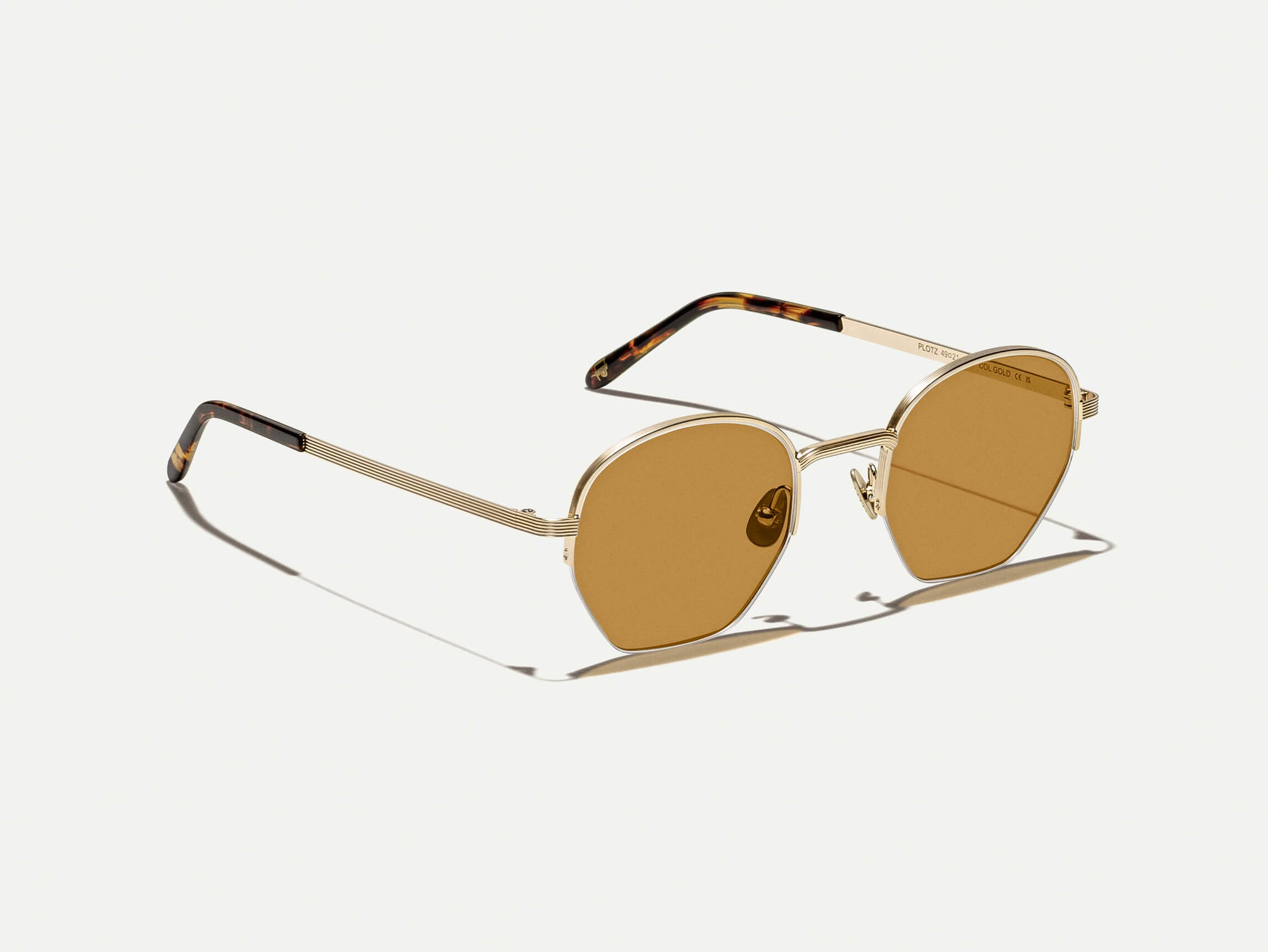 Plotz Sun#gold-with-amber-lens_