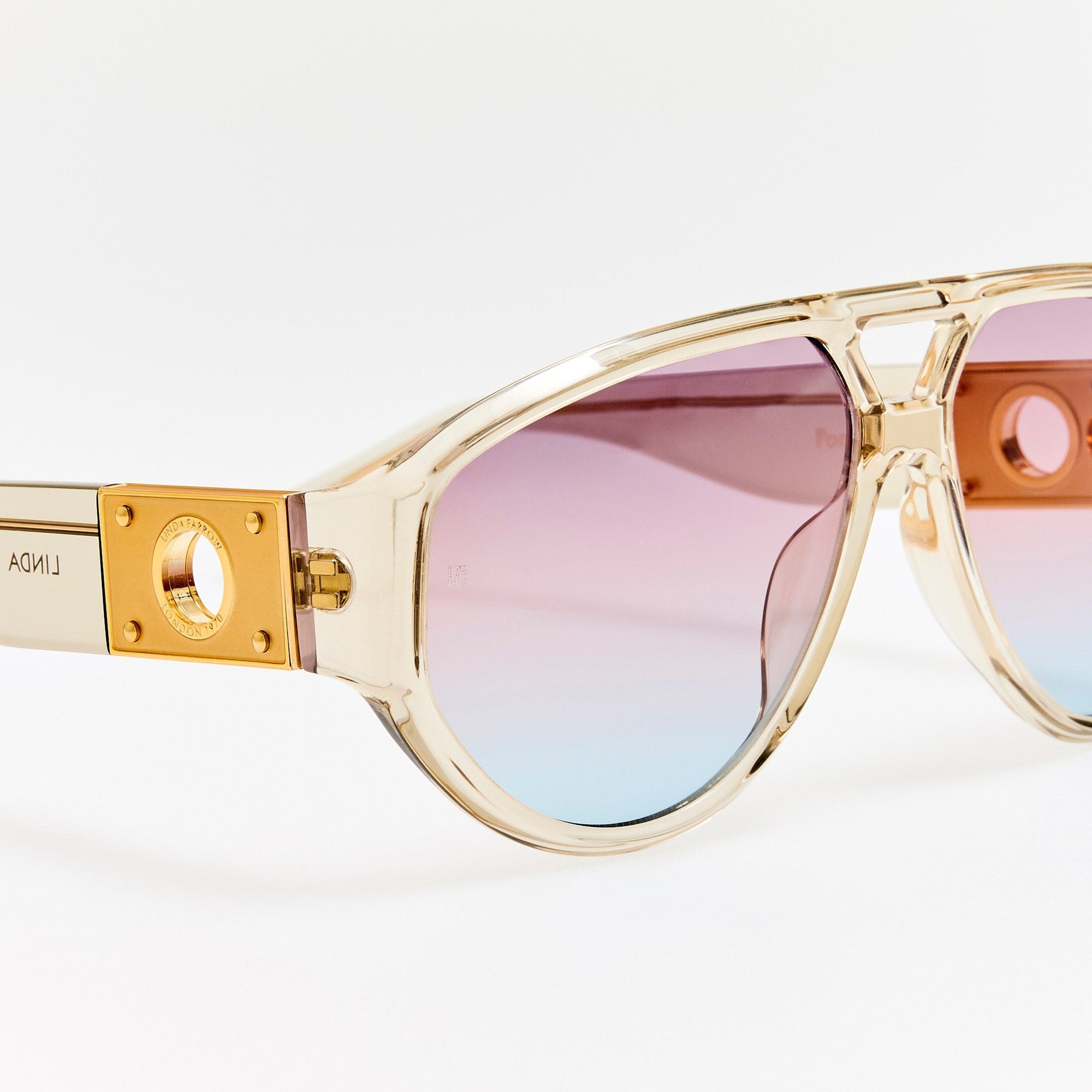 Portia Sunglasses in Truffle and Dusk