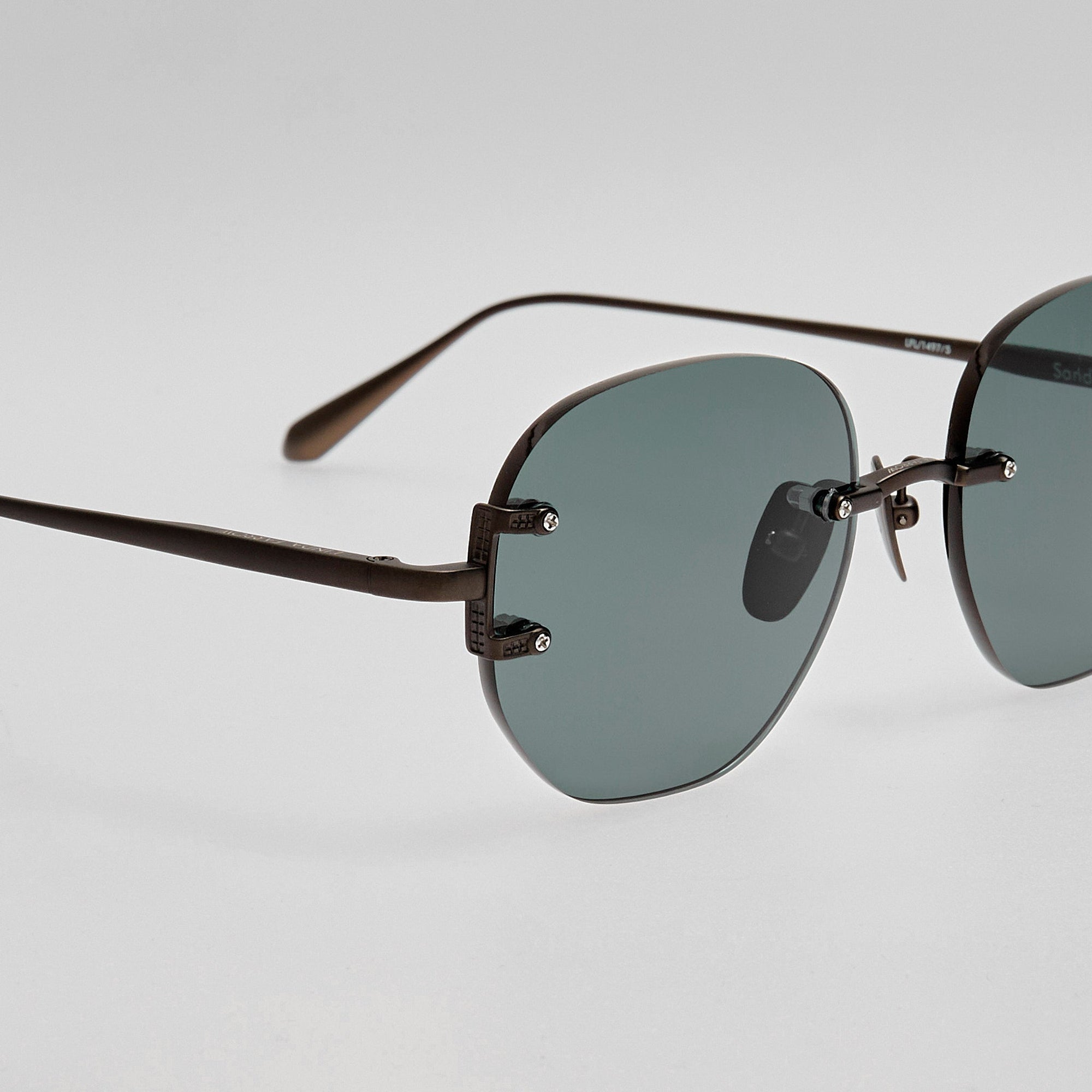 Sandor Sunglasses in Matt Black Nickel