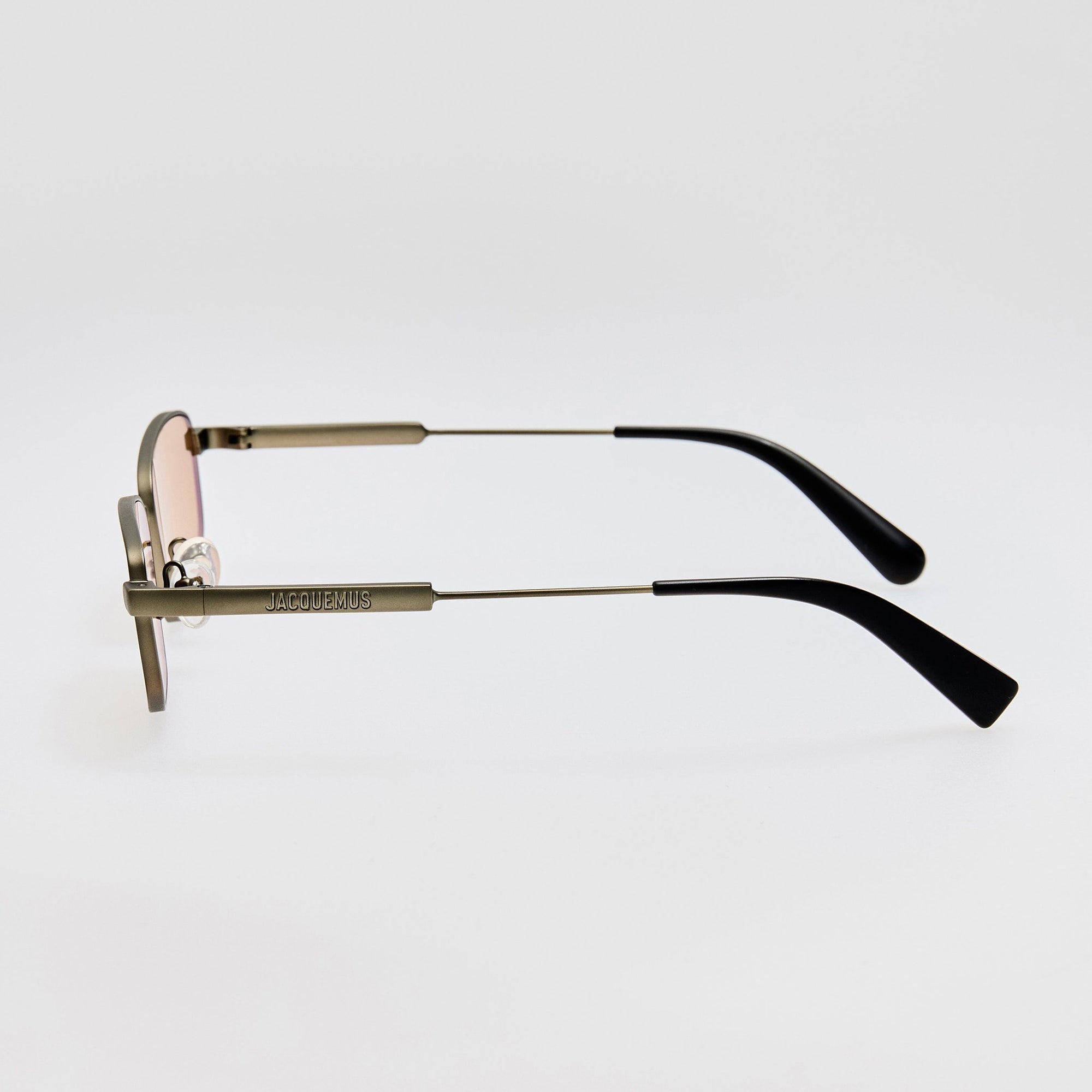 Sera Sunglasses in Matt Putty and Amber