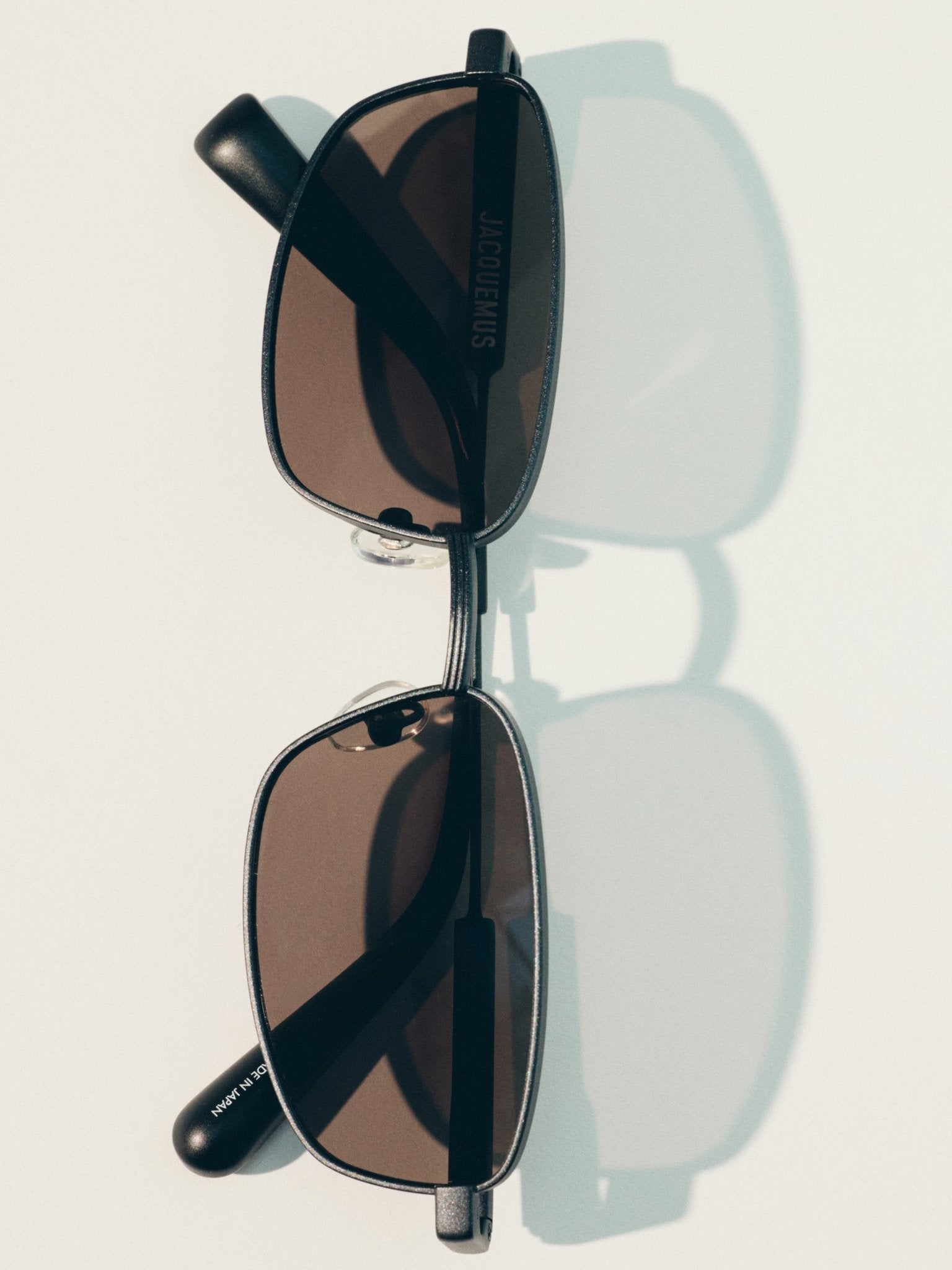 Sera Sunglasses in Metallic Black and Grey