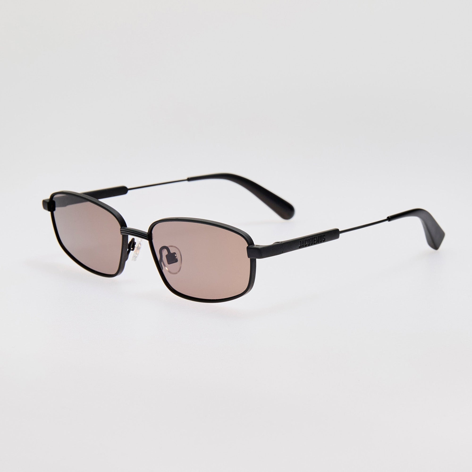 Sera Sunglasses in Metallic Black and Grey
