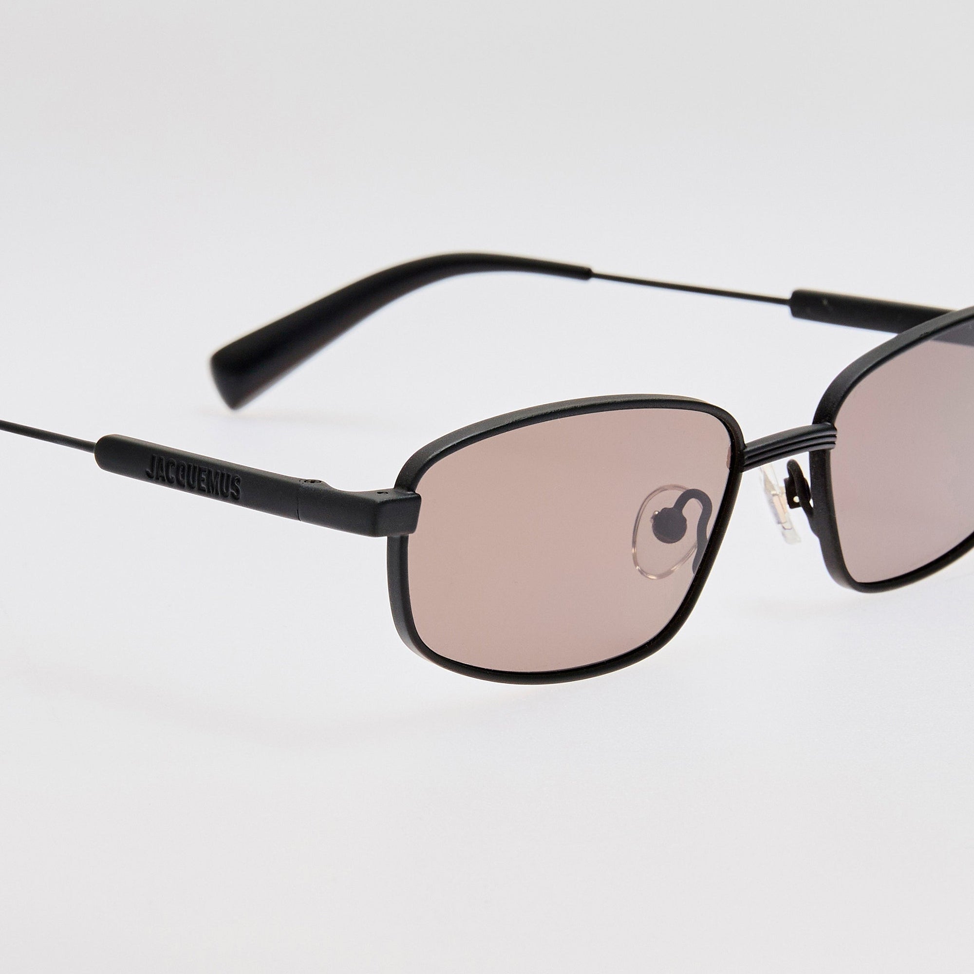Sera Sunglasses in Metallic Black and Grey
