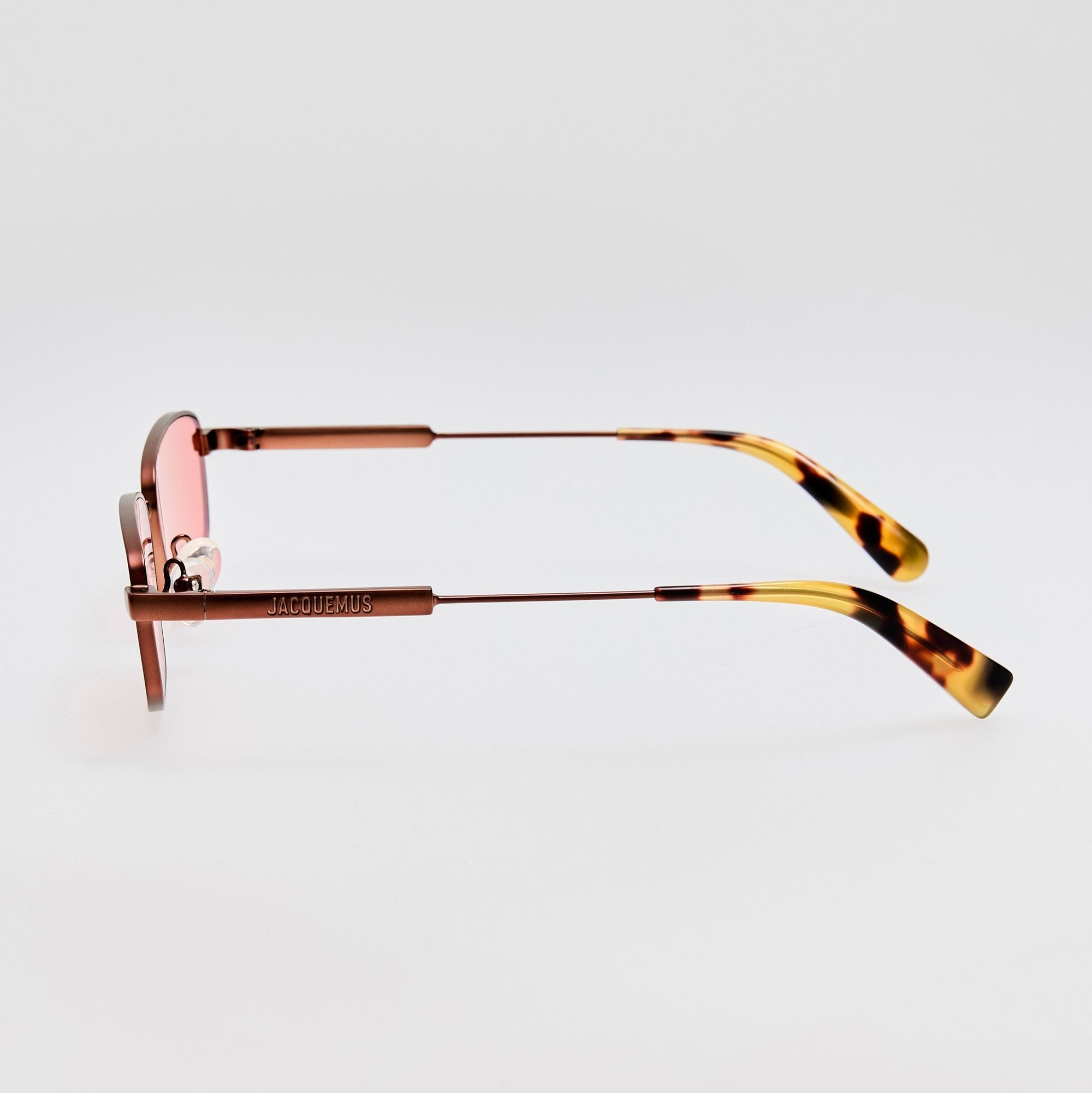 Sera Sunglasses in Metallic Brown and Rose