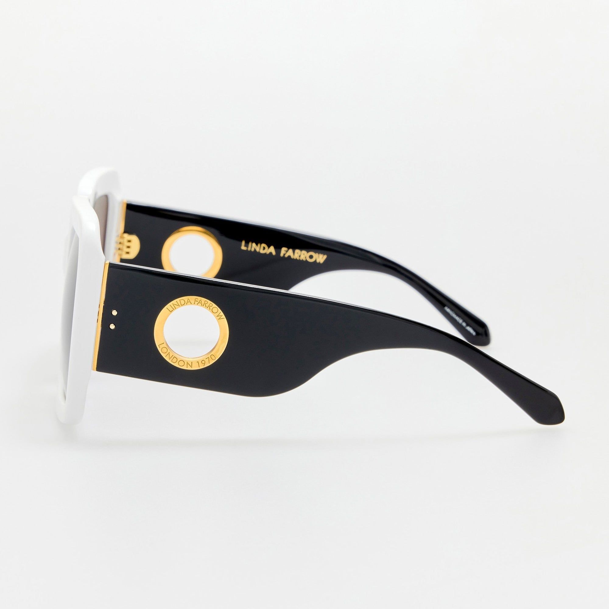 Shelly Oversize Sunglasses in White