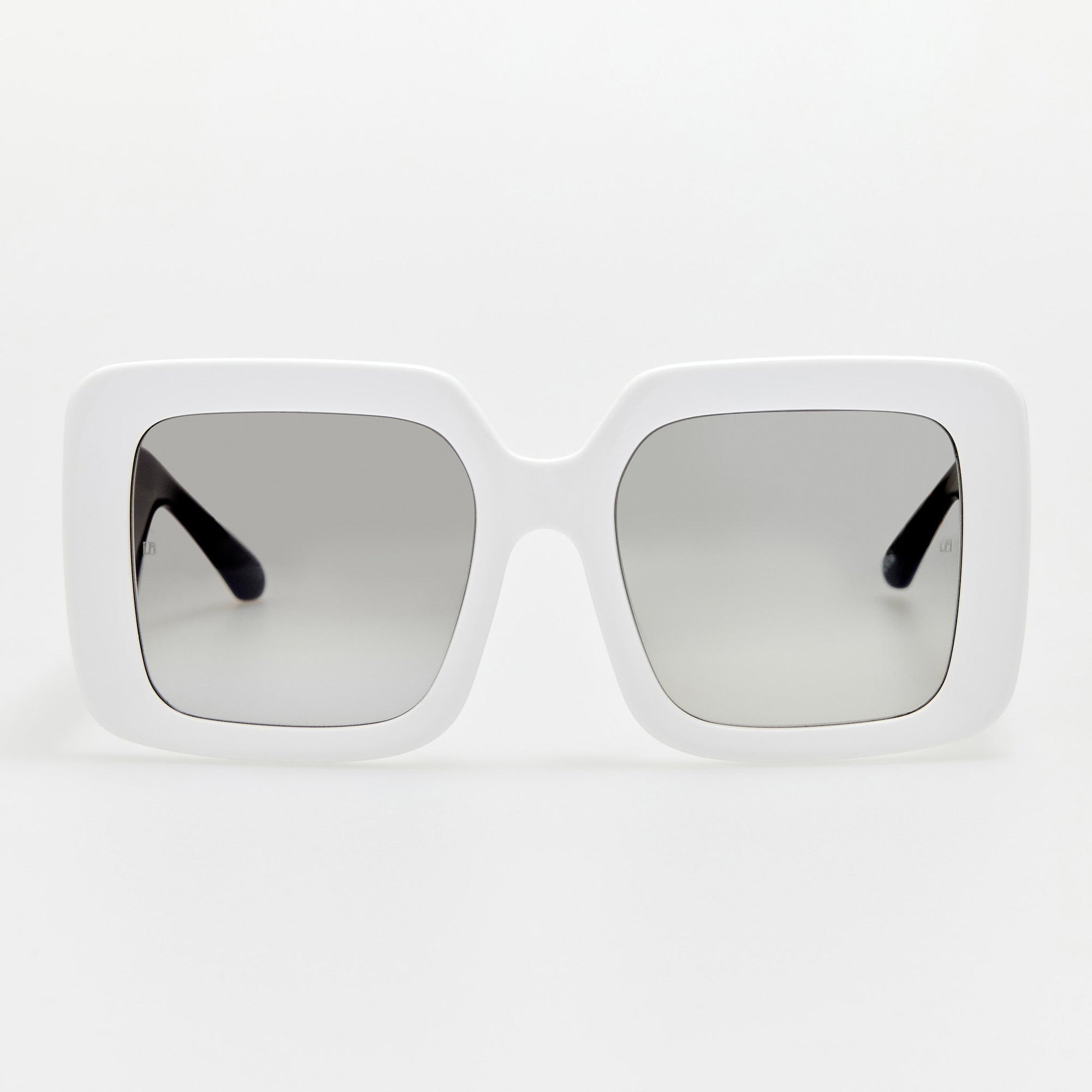 Shelly Oversize Sunglasses in White