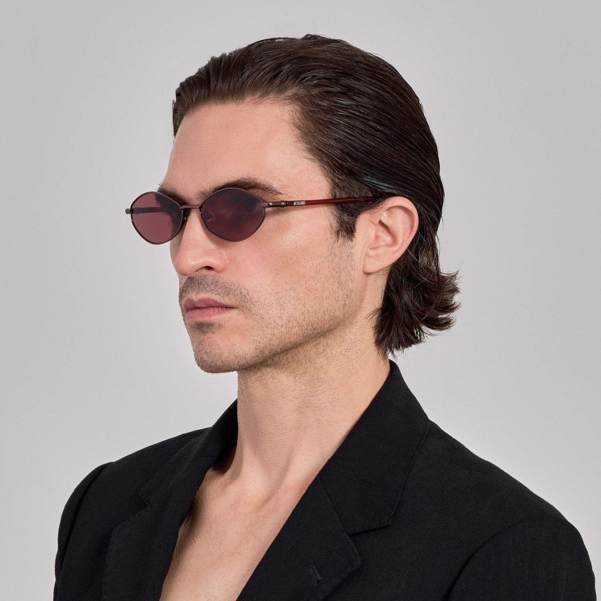 Sirocco Sunglasses in Metallic Brown and Bordeaux