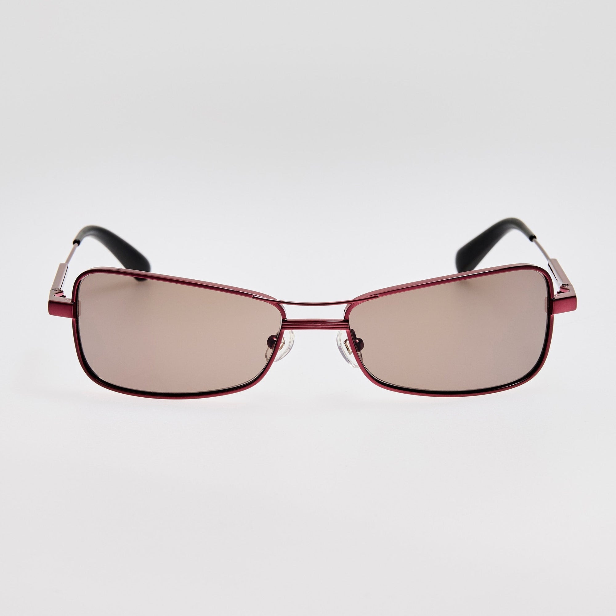 Statzione Sunglasses in Bordeaux and Grey