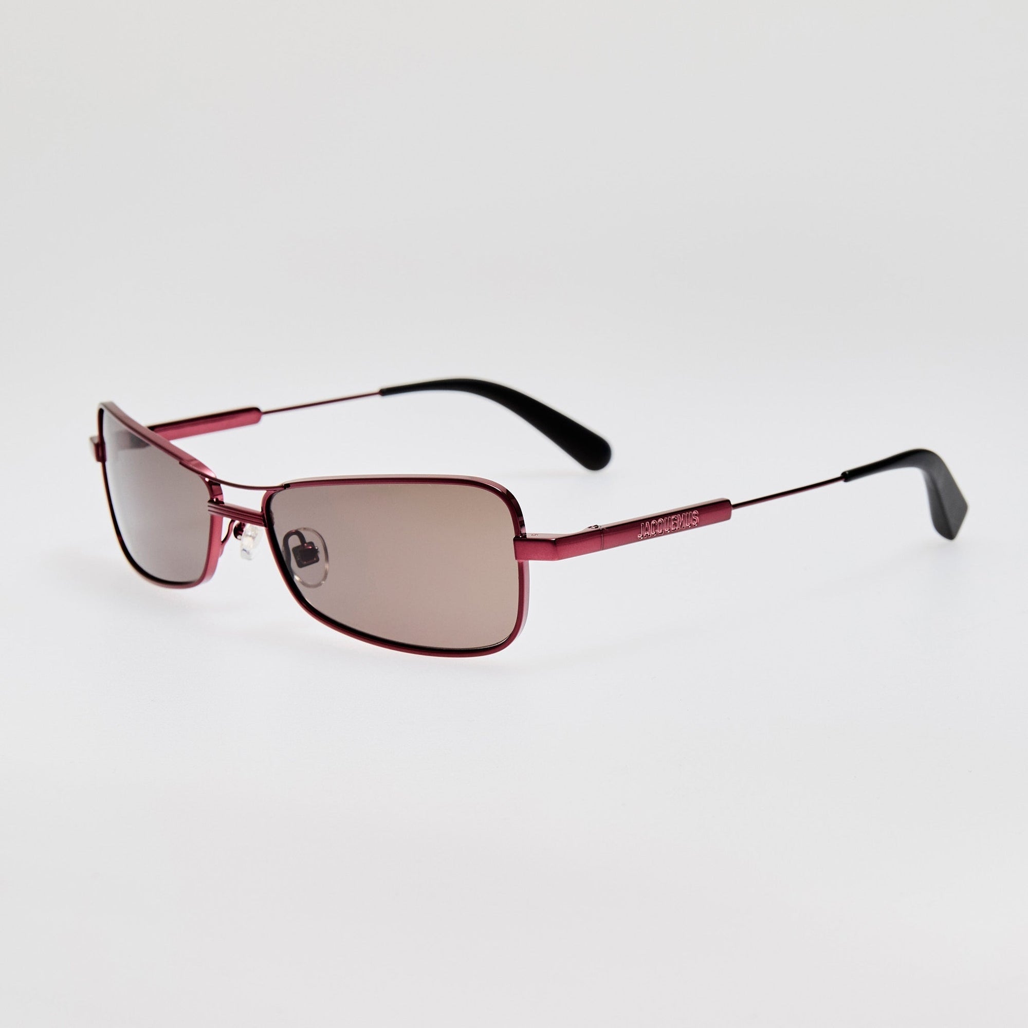 Statzione Sunglasses in Bordeaux and Grey