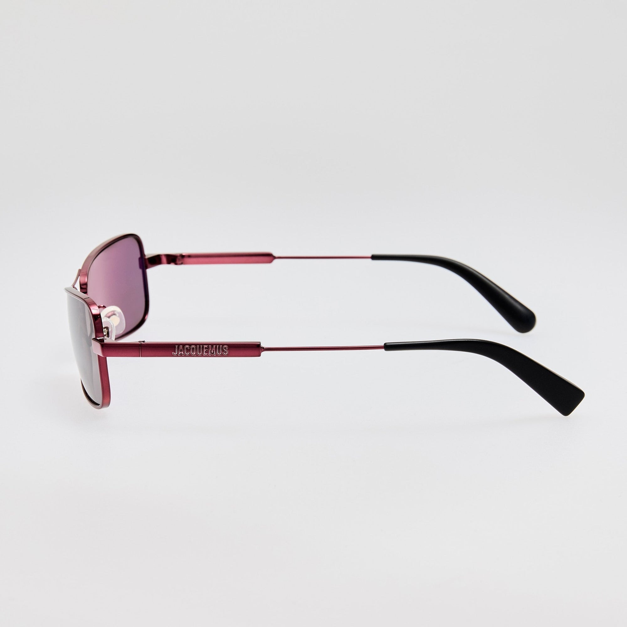 Statzione Sunglasses in Bordeaux and Grey