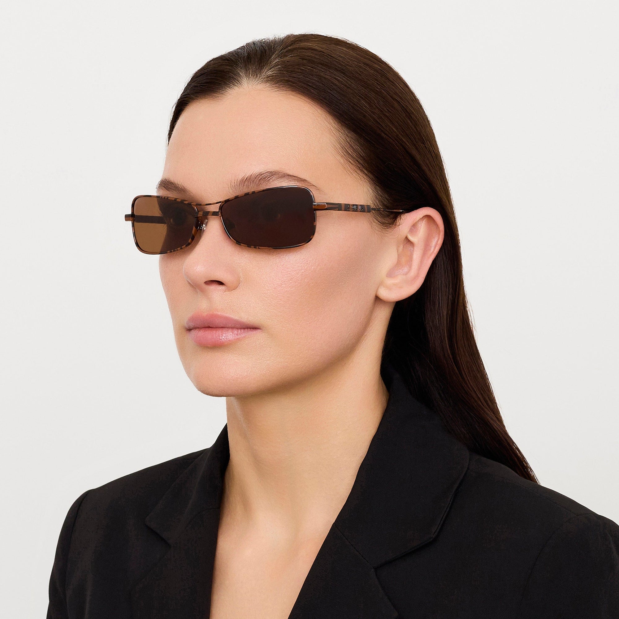 Statzione Sunglasses in Brown Zebra