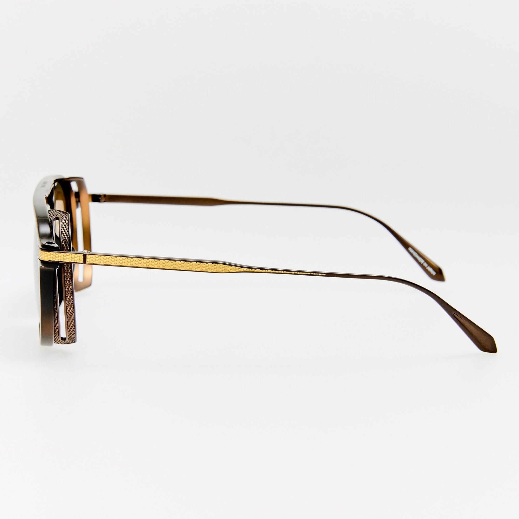 Sutton Explorer Sunglasses in 22K Gold and Black