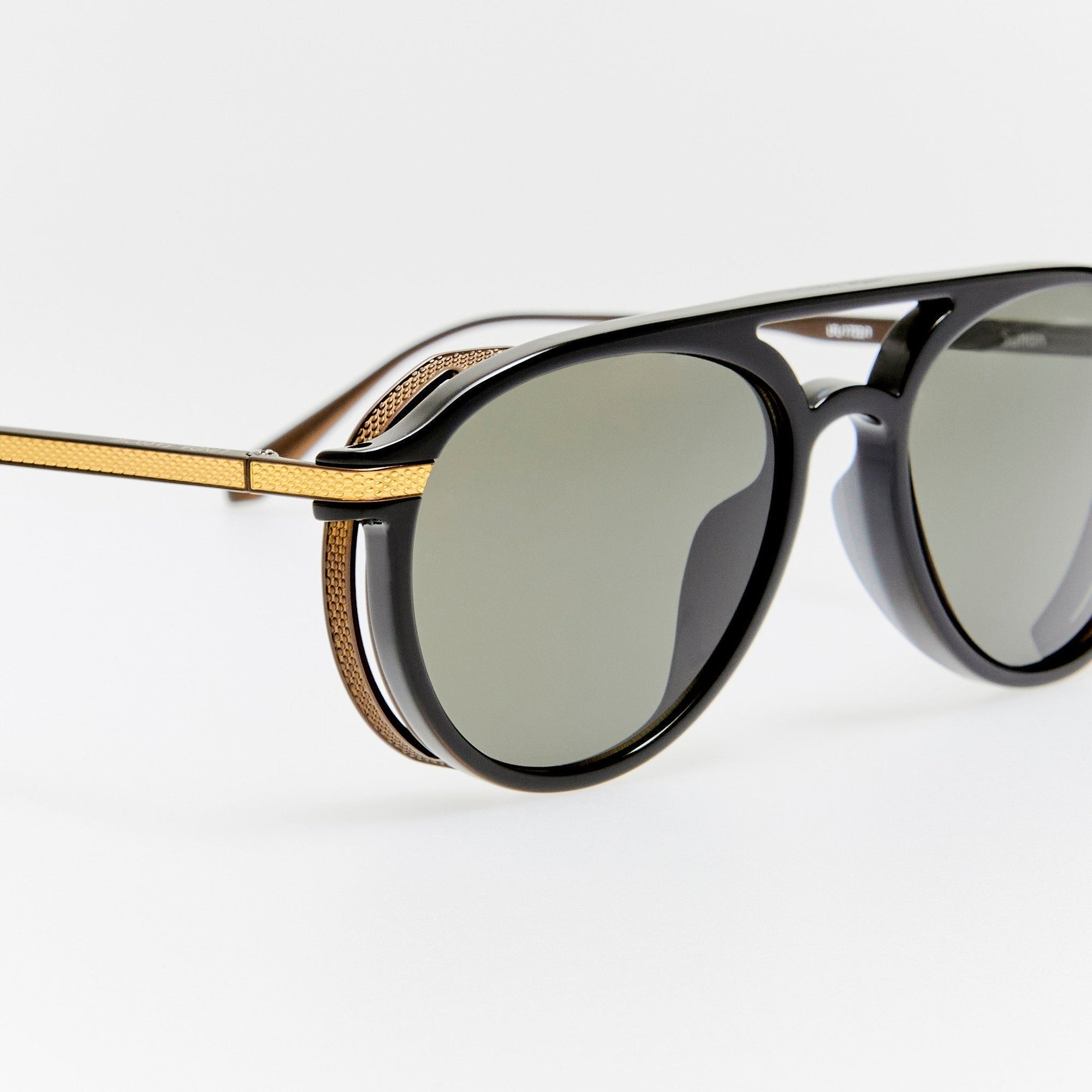 Sutton Explorer Sunglasses in 22K Gold and Black