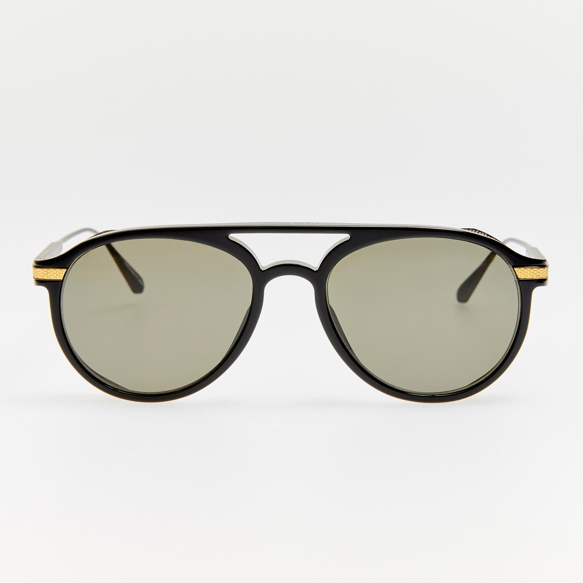 Sutton Explorer Sunglasses in 22K Gold and Black