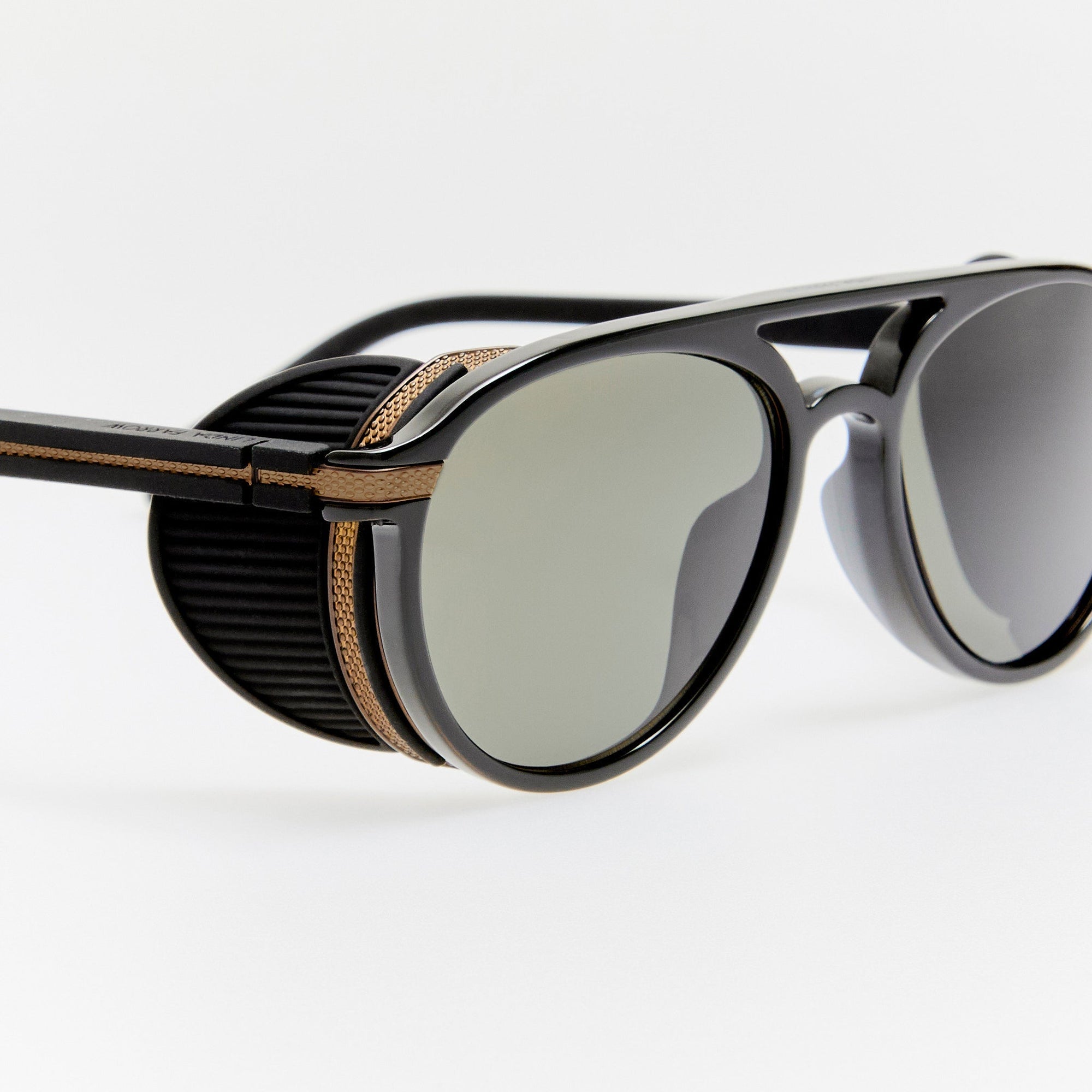 Sutton Explorer Sunglasses in Matt Nickel and Black