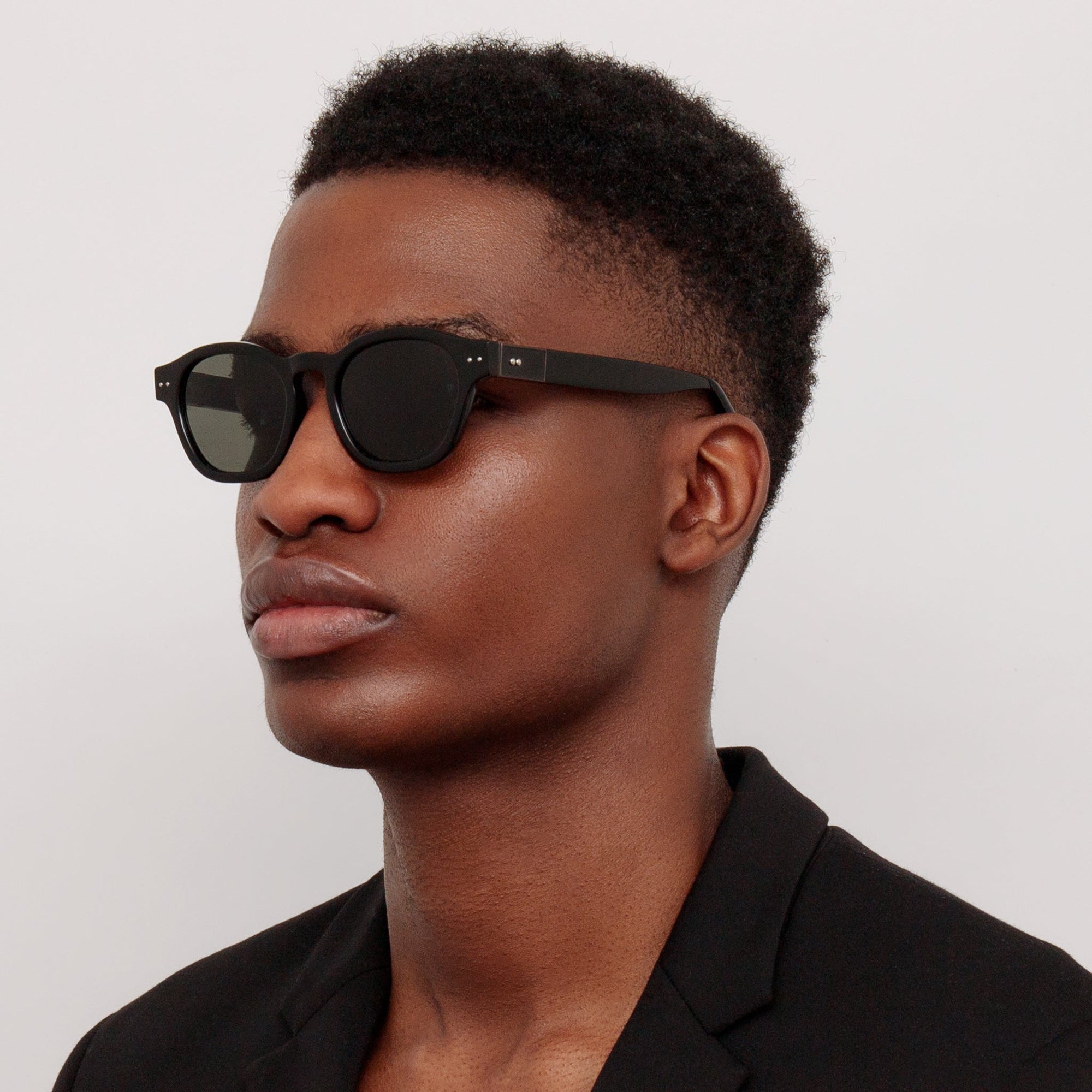 Talbot Sunglasses in Black Matt Nickel
