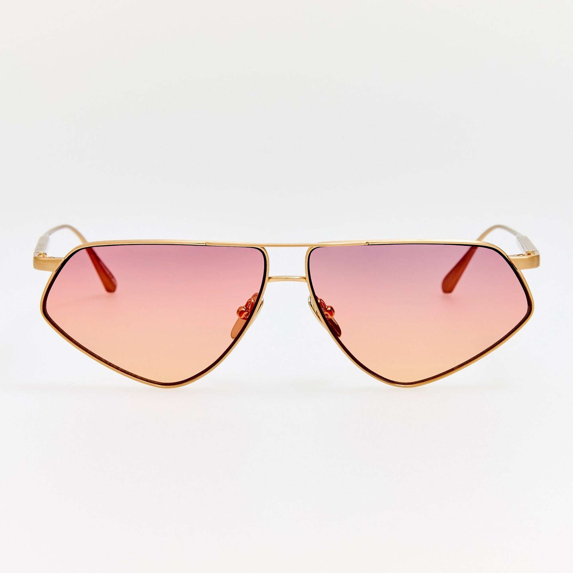 Tarian Sunglasses in Matt Champagne and Sunset