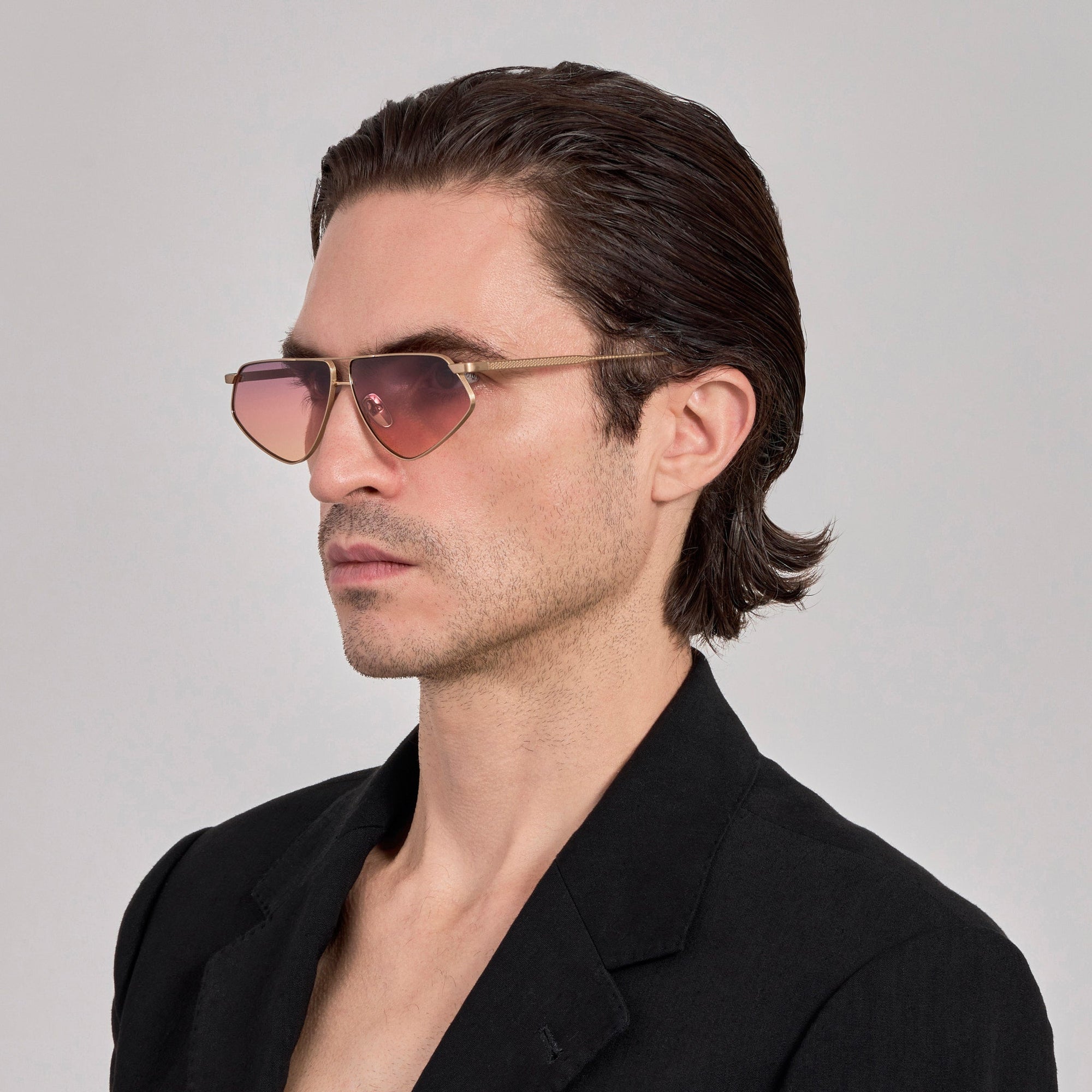 Tarian Sunglasses in Matt Champagne and Sunset