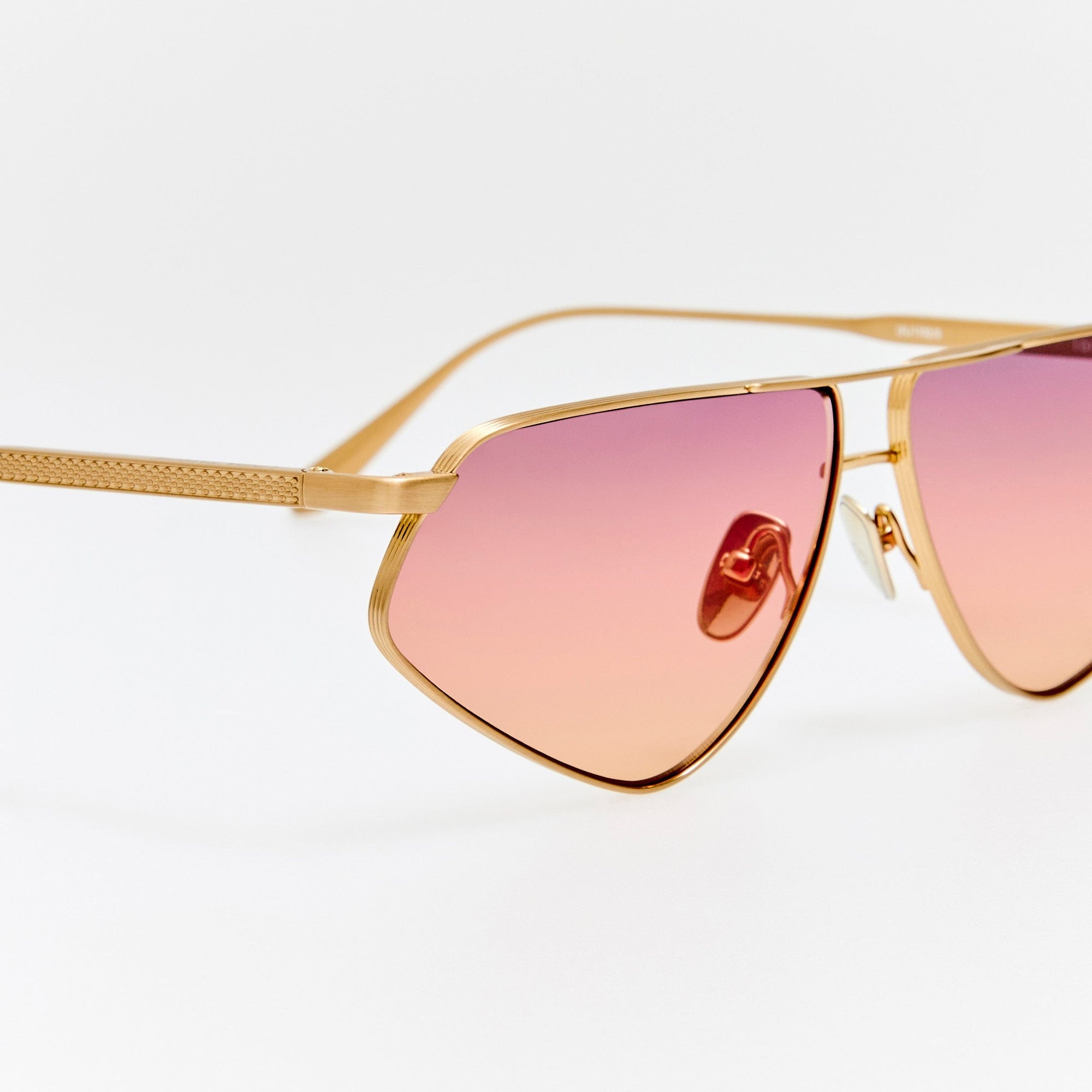 Tarian Sunglasses in Matt Champagne and Sunset