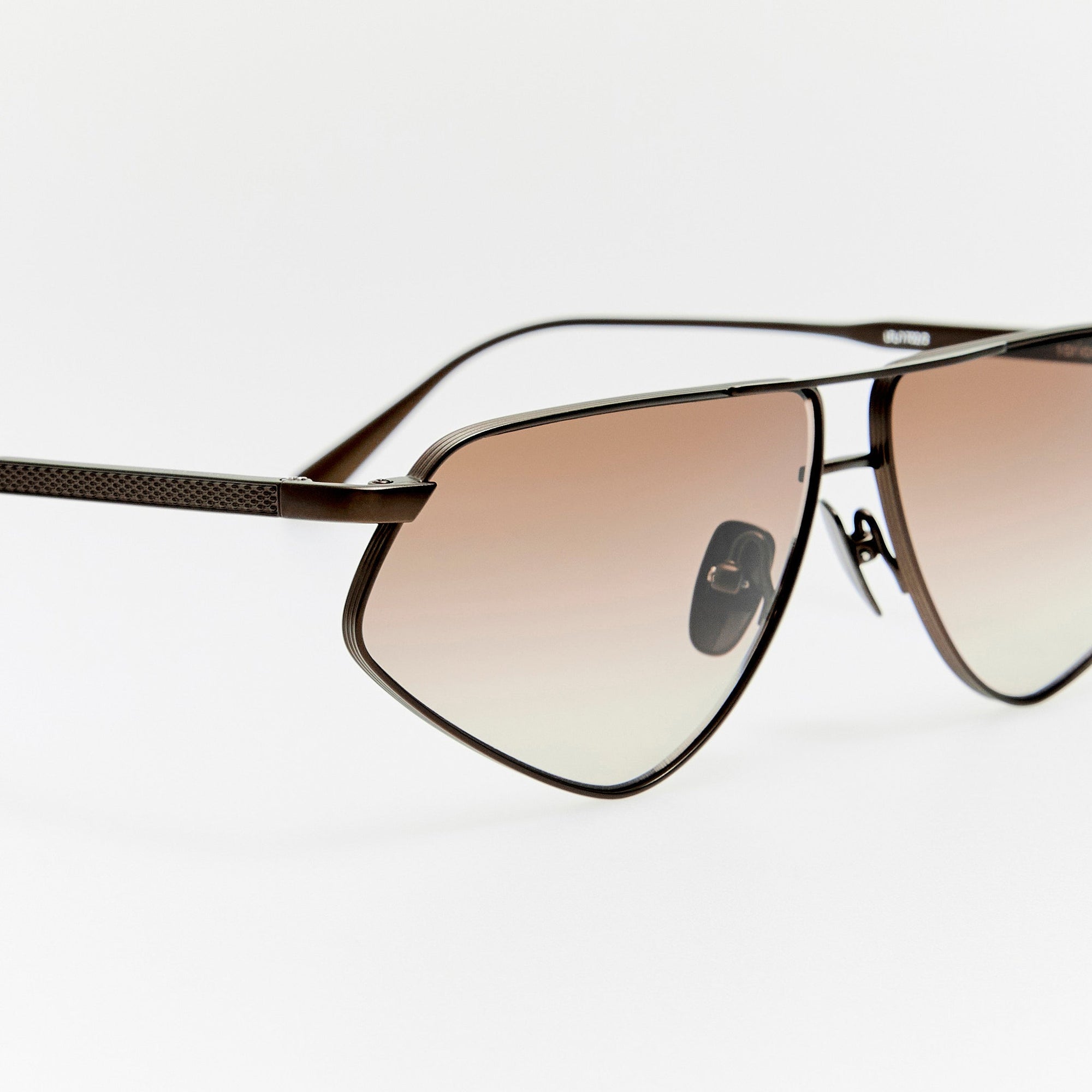 Tarian Sunglasses in Matt Nickel and Mocha