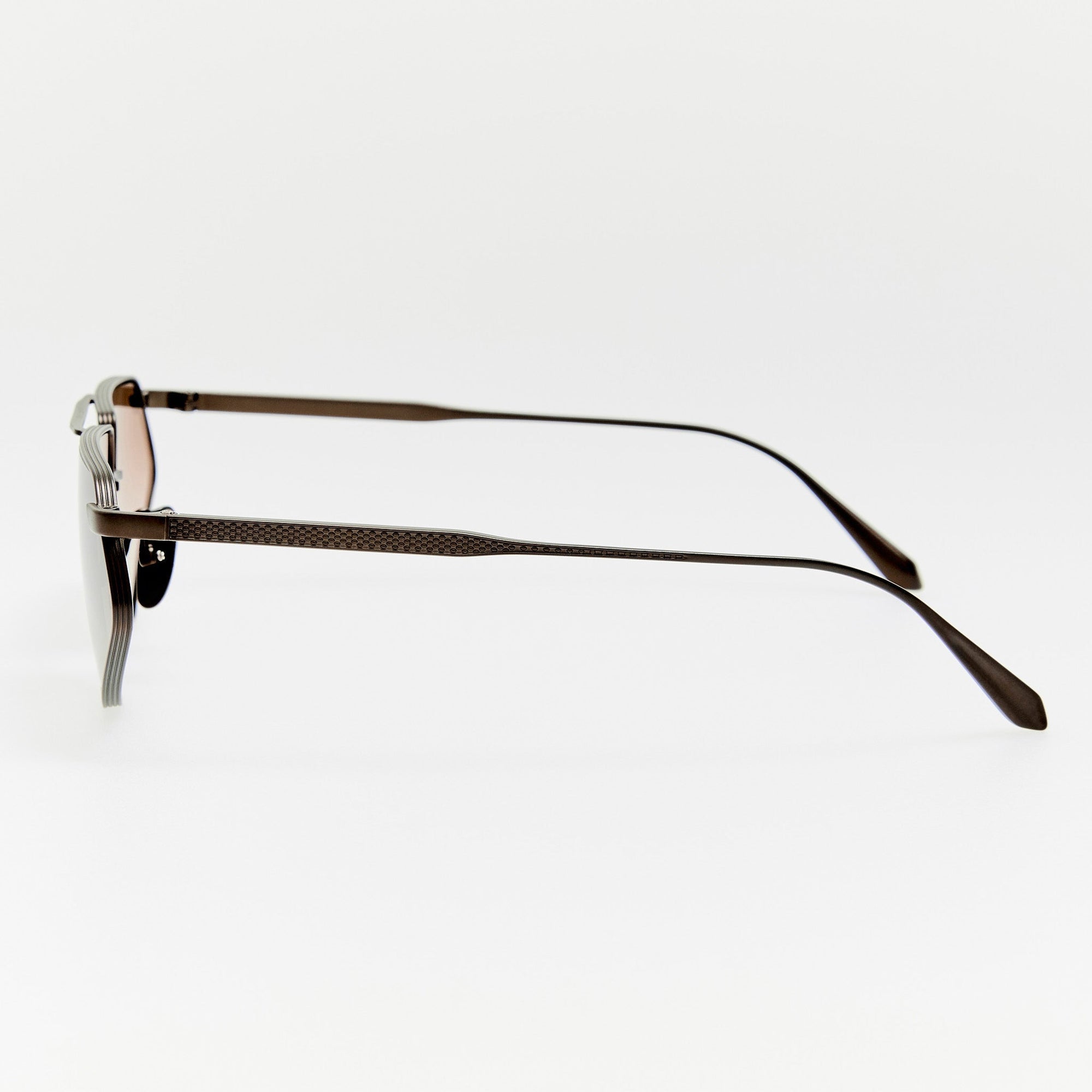 Tarian Sunglasses in Matt Nickel and Mocha