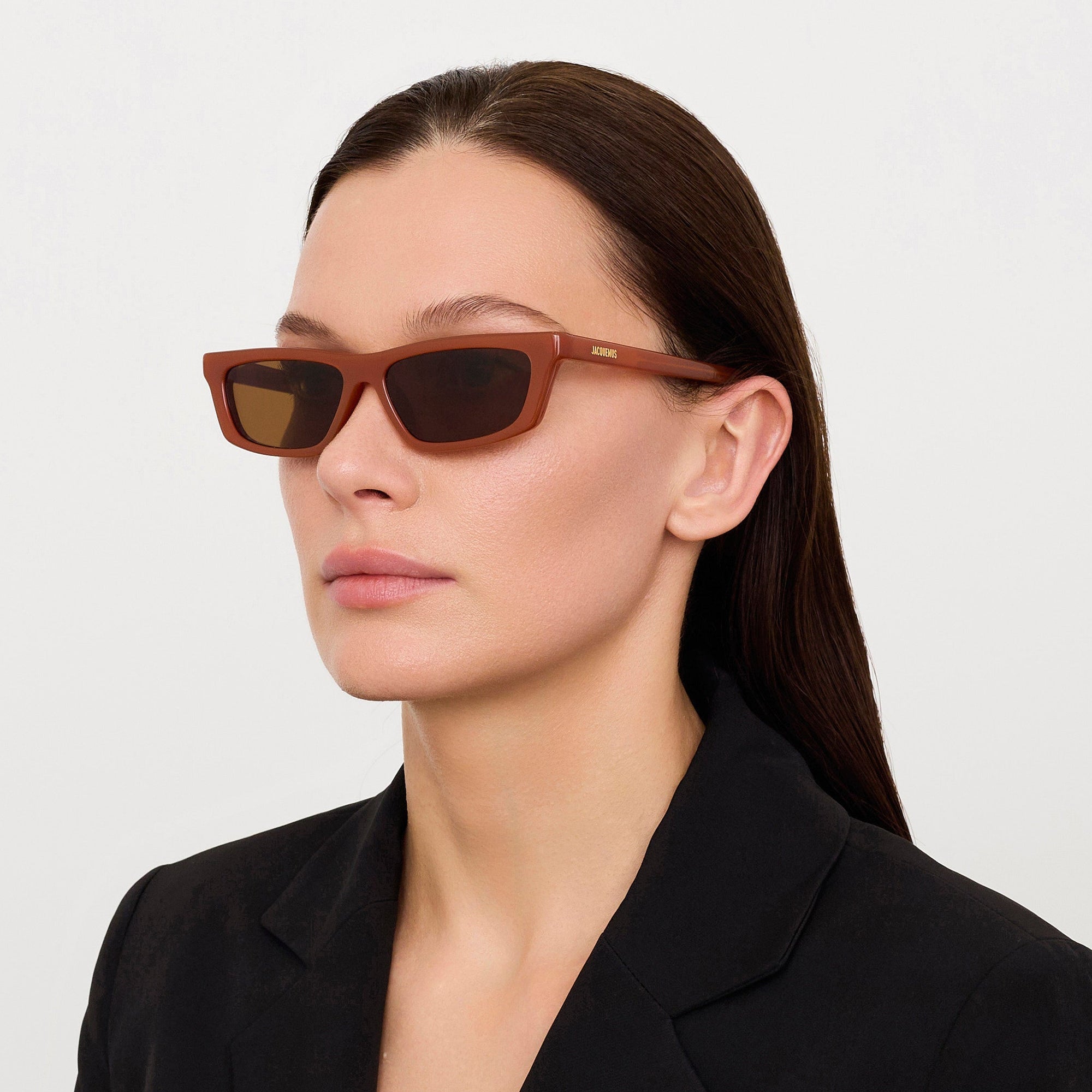 Trapezi Sunglasses in Metallic Coffee