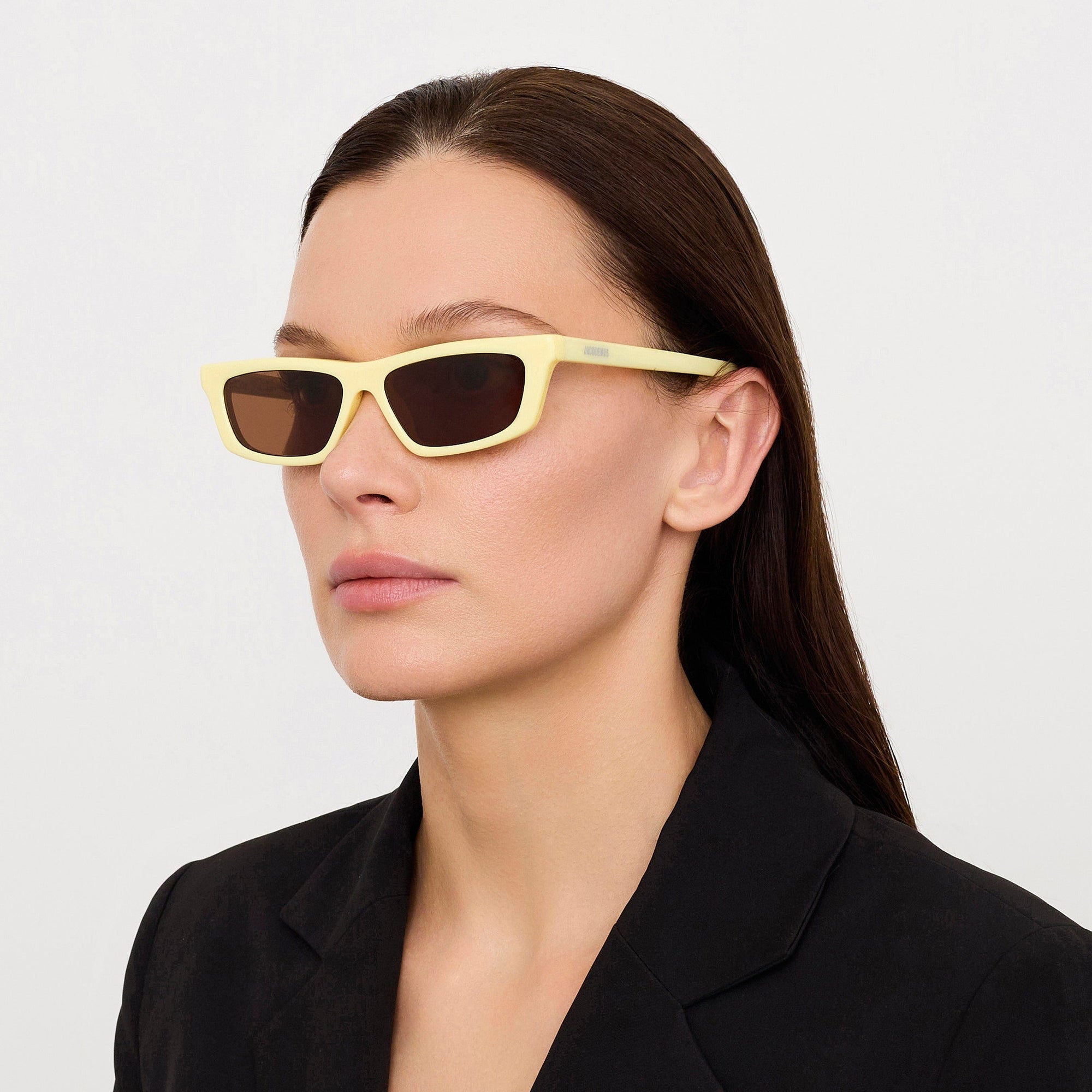 Trapezi Sunglasses in Yellow Stripe