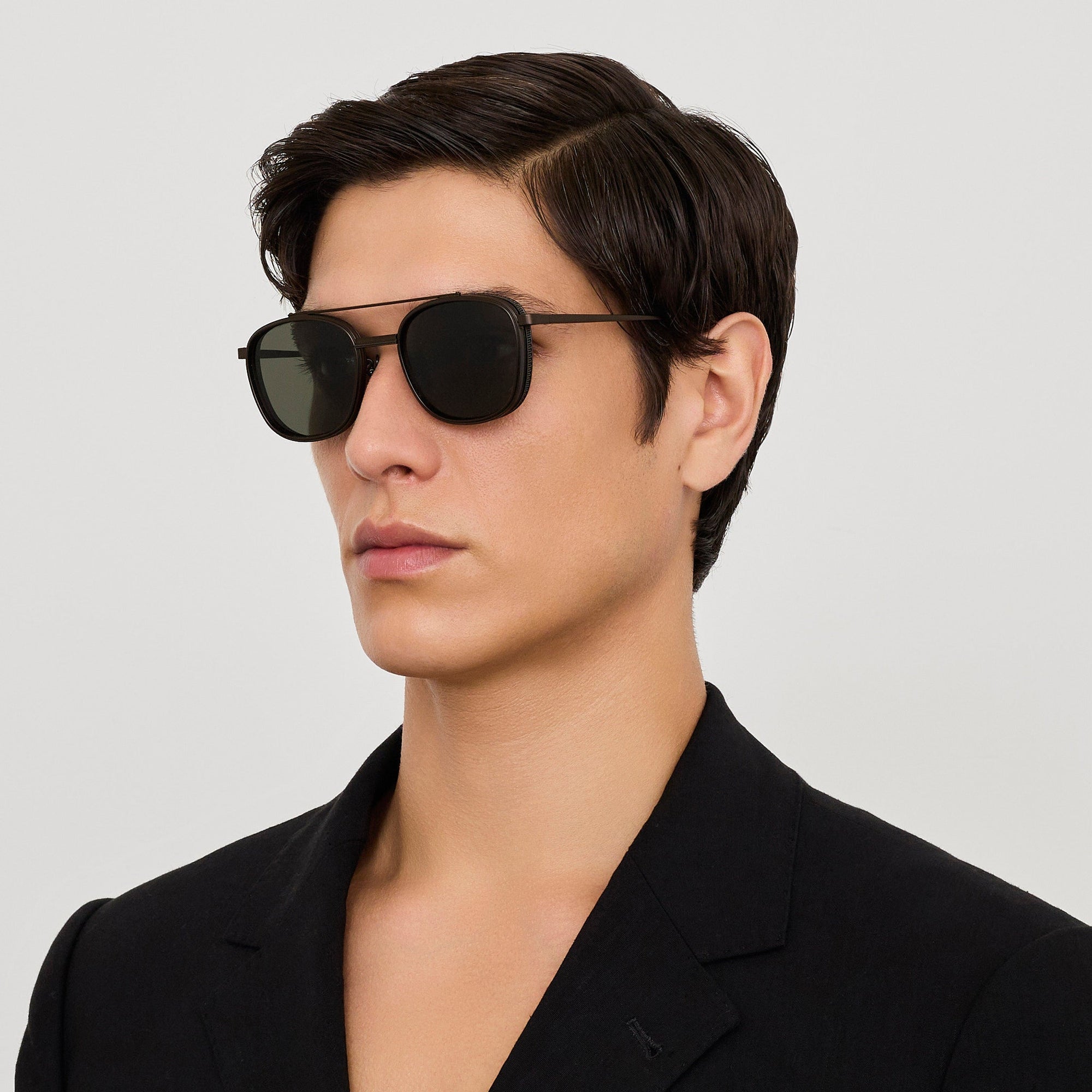 Varo Sunglasses in Matt Black Nickel